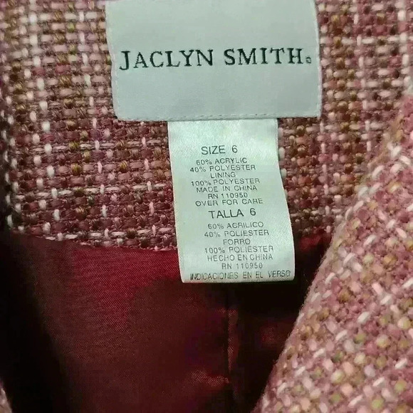 Jaclyn Smith Blazer pink button-down - Picture 4 of 8